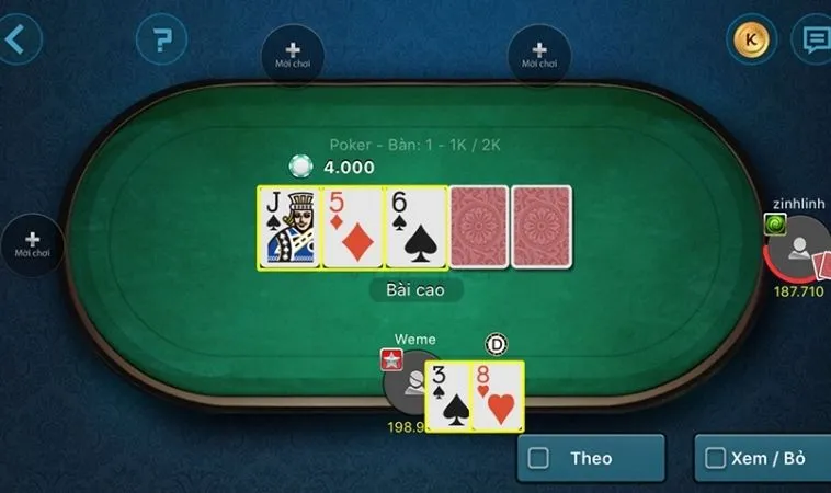 Cách chơi Poker Tại AWIN68